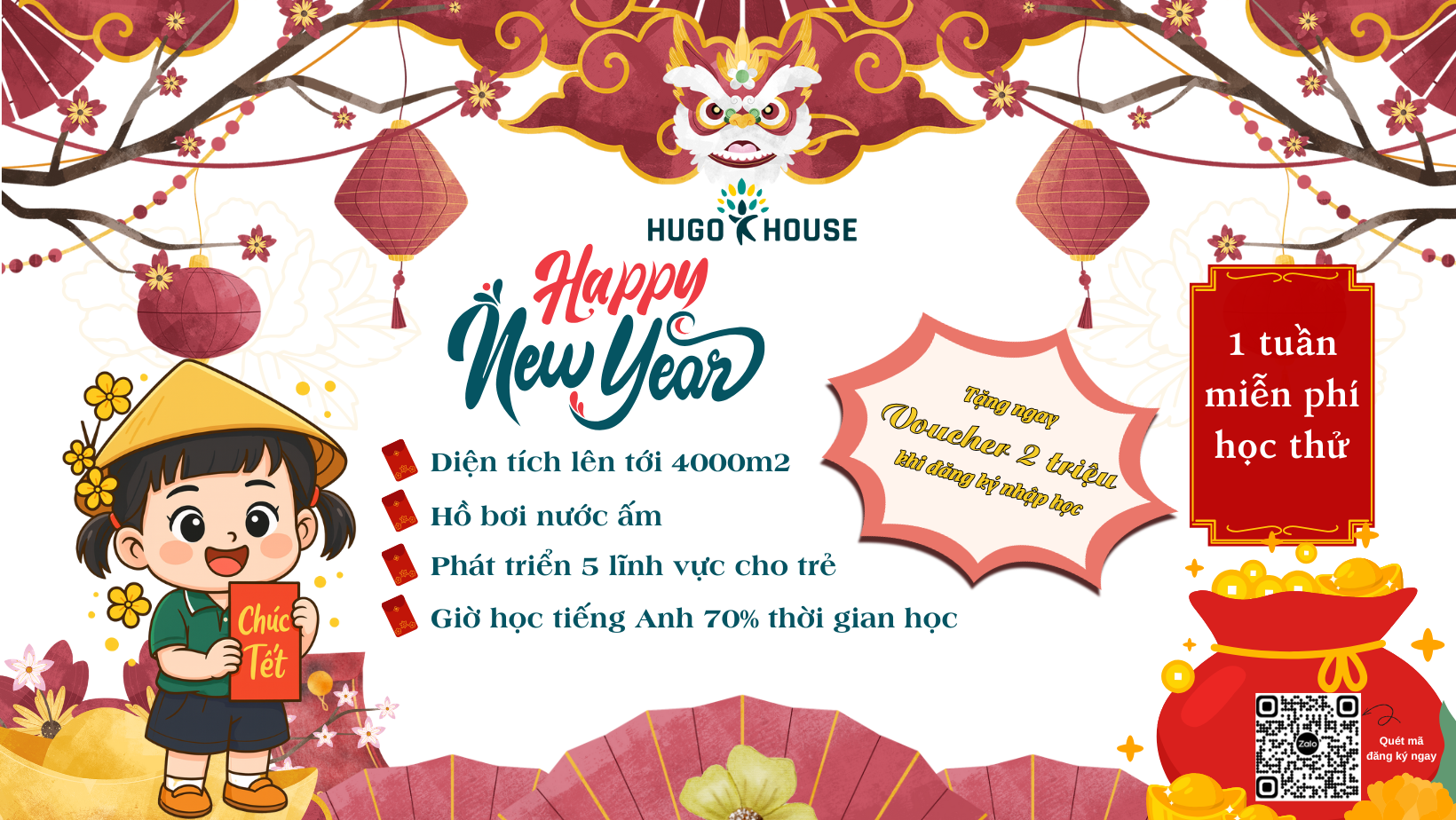 ĐĂNG KÝ NHẬP HỌC NGAY - NHẬN LÌ XÌ ĐẦU NĂM LIỀN TAY