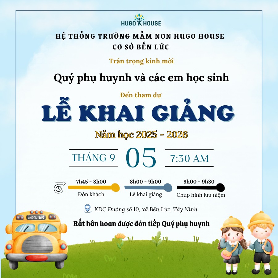 CHÀO ĐÓN LỄ KHAI GIẢNG – CÙNG CON BẮT ĐẦU HÀNH TRÌNH MỚI