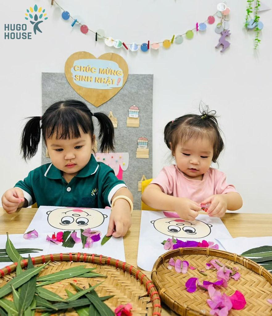 BÉ SÁNG TẠO CÙNG NHỮNG CHIẾC LÁ XANH