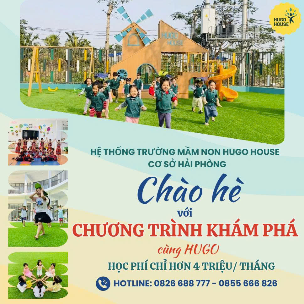 CHÀO HÈ RỰC RỠ CÙNG HUGO HOUSE – KHỞI ĐỘNG HỆ CHƯƠNG TRÌNH HỌC MỚI!