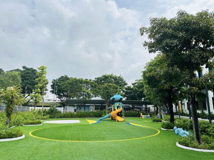 Trường mầm non Bến Lức: Hugo House Bến Lức – khuôn viên 8.400 m² cho bé
