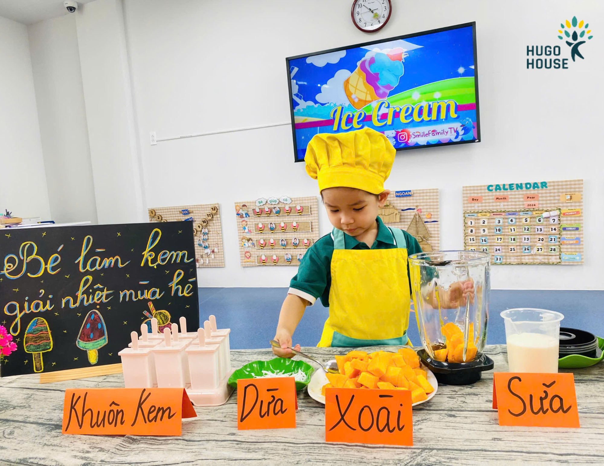 LÀM KEM TRÁI CÂY – MÁT LẠNH MÙA HÈ CÙNG HUGO HOUSE