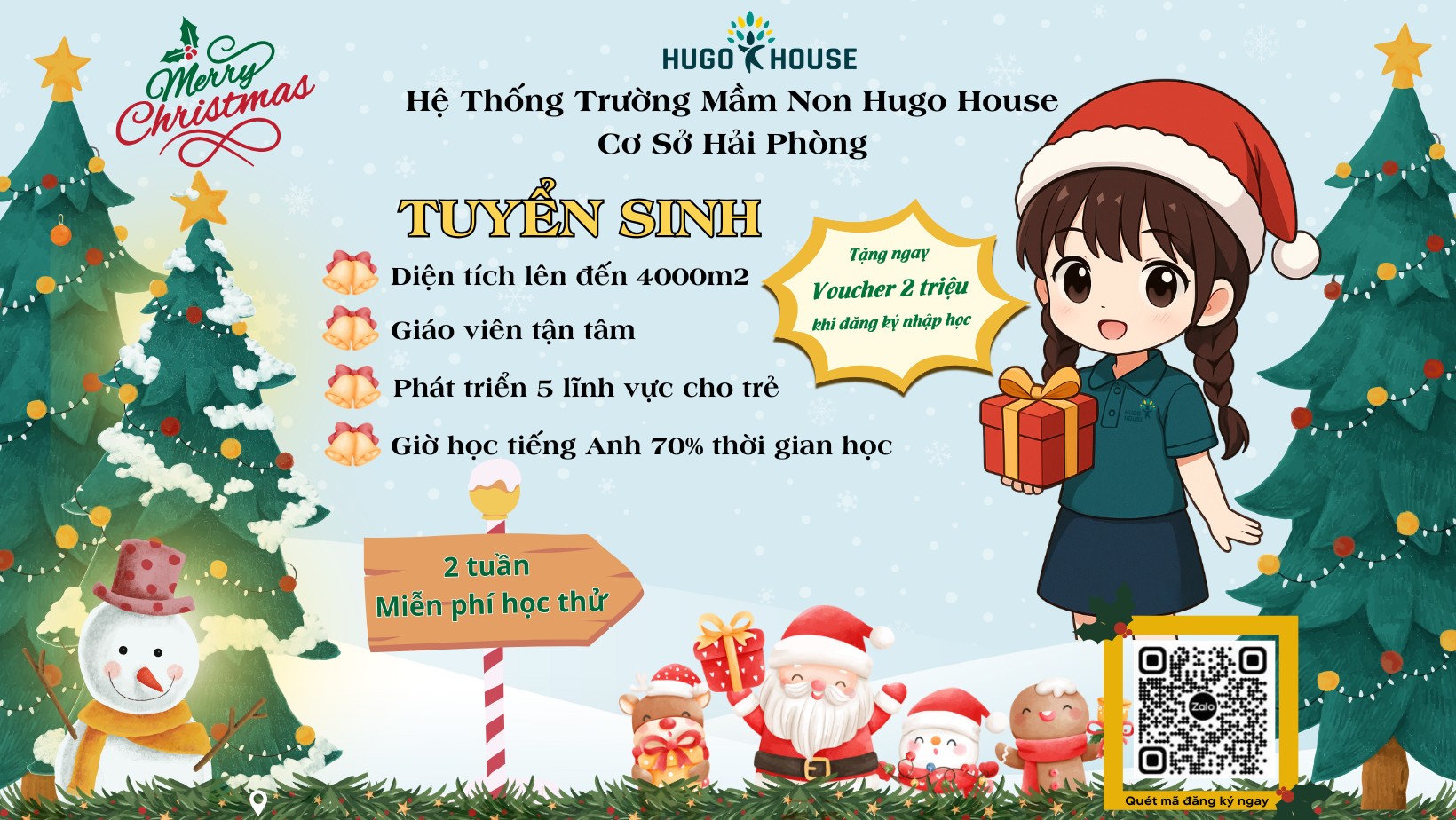 ƯU ĐÃI GIÁNG SINH - MÓN QUÀ NHỎ CHO HÀNH TRÌNH LỚN CỦA CON