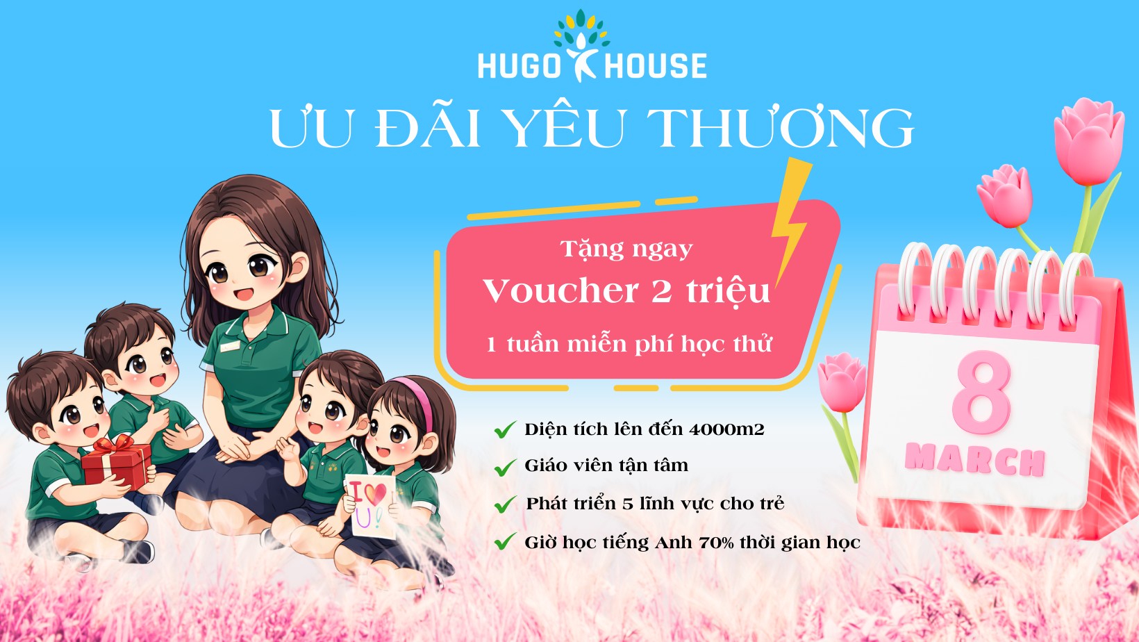 ƯU ĐÃI NGẬP TRÀN - CƠ HỘI VÀNG ĐĂNG KÝ NHẬP HỌC