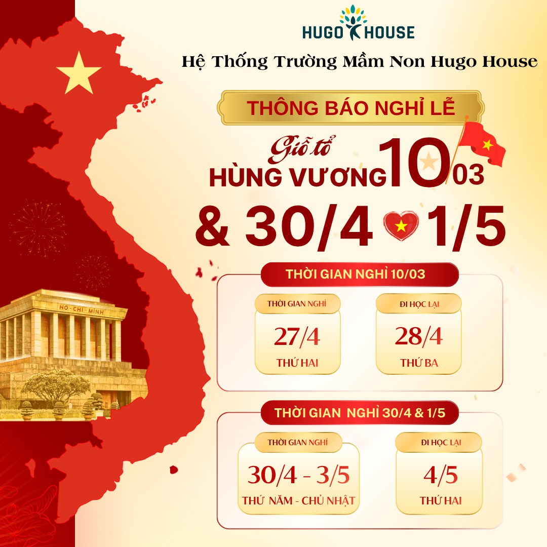 THÔNG BÁO NGHỈ LỄ