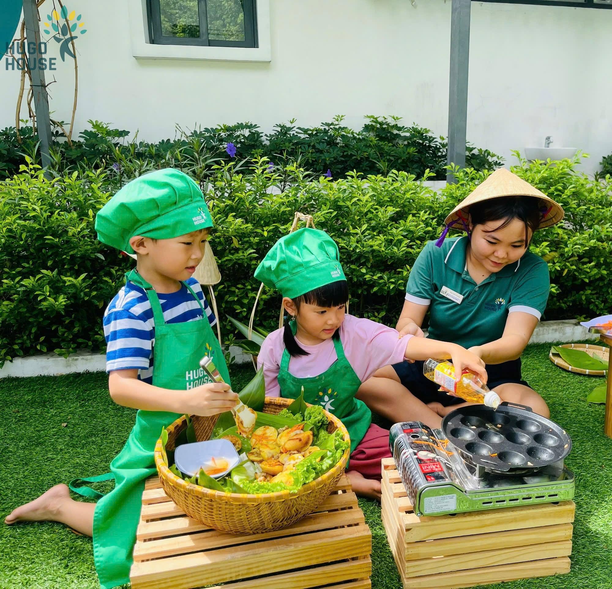 BÉ TRỔ TÀI LÀM BÁNH KHỌT ĐẬM VỊ QUÊ HƯƠNG