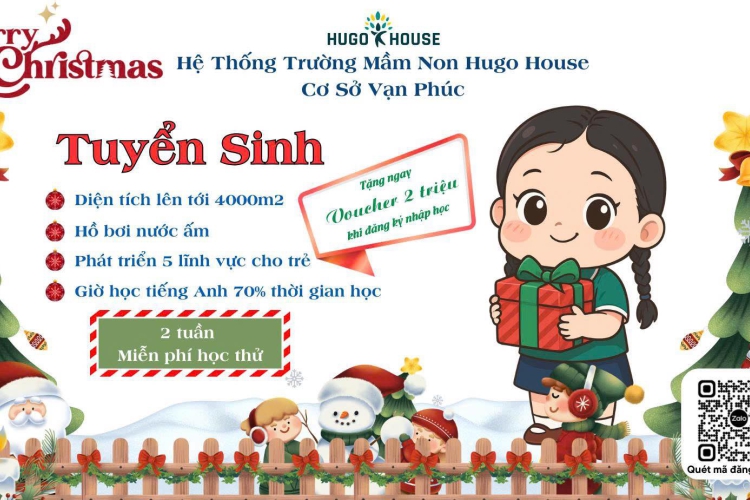GIÁNG SINH RỘN RÀNG – ƯU ĐÃI NGẬP TRÀN TẠI HUGO HOUSE