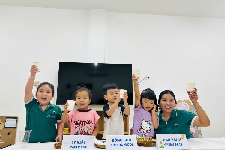 KHÁM PHÁ TỰ NHIÊN – BÉ TỰ LÀM GIÁ ĐỖ TỪ ĐẬU XANH 